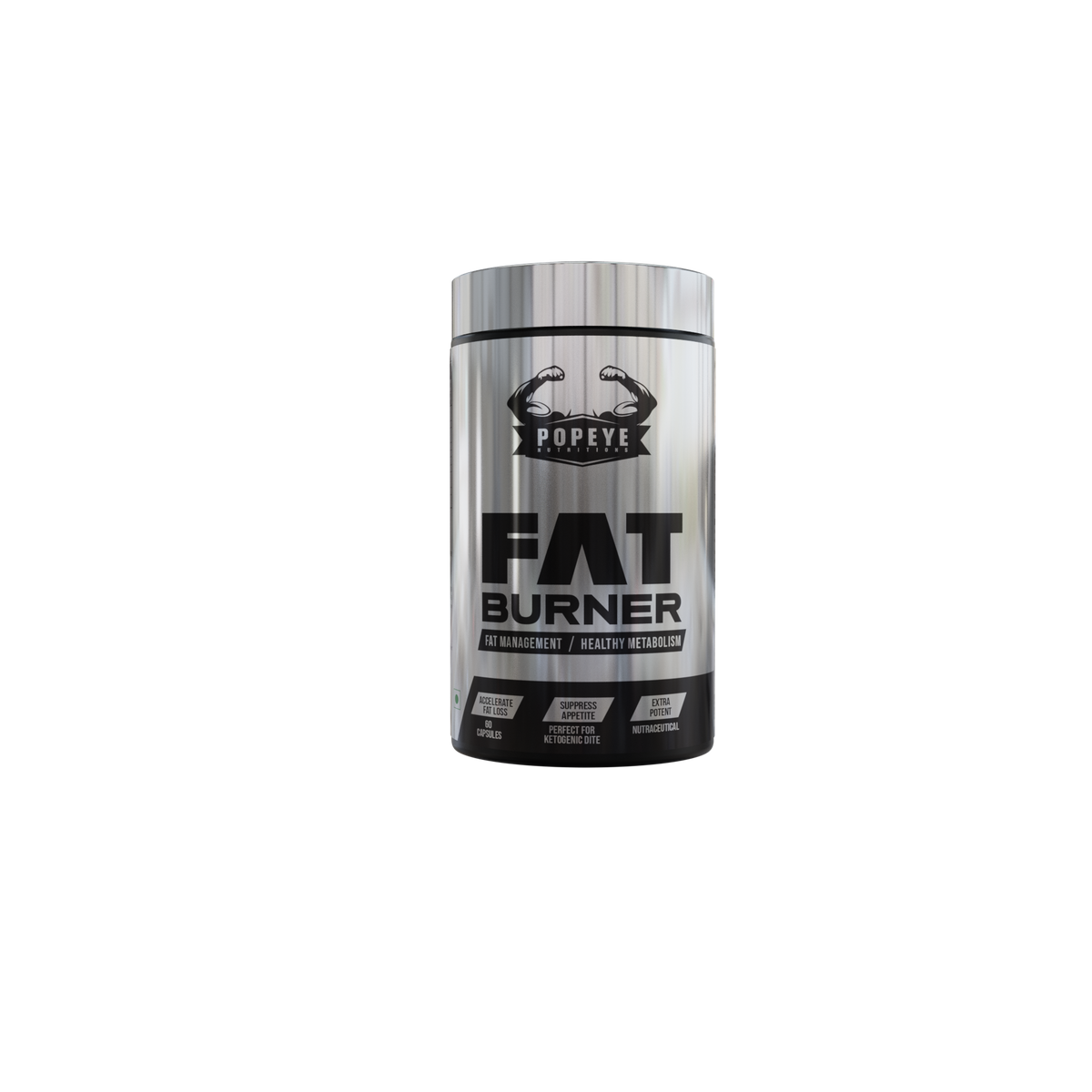 PopeyNutritions FAT BURNER, 60 CAPSULE